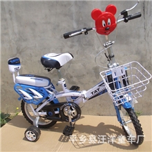 14寸儿童折叠童车高档热销款仿永久款式儿童自行车