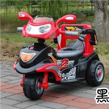 童车批发孩智堡1188儿童电动童车三轮车彩色炫灯真音儿歌MP3