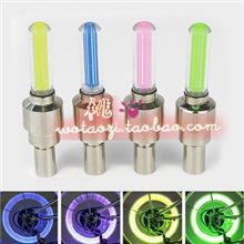 自行车气门灯，单车风火轮灯，单车轮子夜光彩色灯，