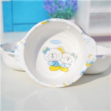 贪玩牛婴儿用品儿童碗双耳碗婴儿喂哺碗吃饭碗宝宝餐具