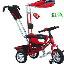 正品好来福四合一儿童三轮车宝宝脚踏车儿童玩具车婴儿手推车