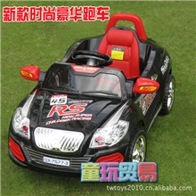 批发供应群兴童乐星新款7577-3遥控童车儿童电瓶车电动车