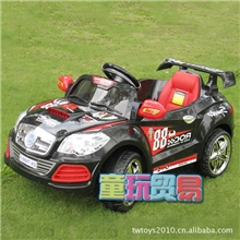 批发供应群兴童乐星新款7588-3遥控童车儿童电瓶车电动车
