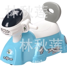 厂家直销婴童玩具狗机器滑行车尾巴靠背扶手便盆