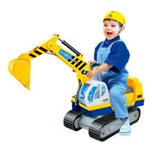 厂家直销，零售儿童工程挖掘童车，儿童工程车，乘用工程挖掘车