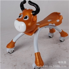 新款现货厂家直销，奶牛滑行车，小牛滑行车，可折叠，带遮阳车