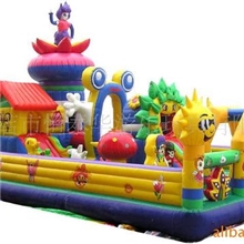 热卖花仙公主充气蹦床充气城堡充气滑梯充气蹦蹦床厂家批发