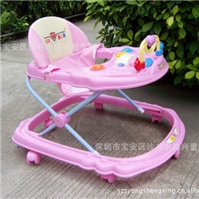 低价批发婴儿学步车可折叠升降带音乐宝乐堡6120