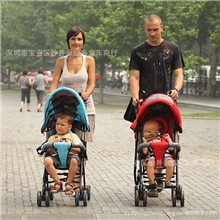 低价特批/圣得贝S05-1手推车超轻便伞车带背带可坐可半躺