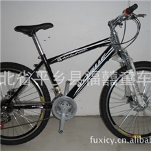 供应：26寸21速山地车变速车自行车前减震厂家直销