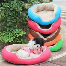 宠物羊羔绒五彩窝狗狗彩色窝宠物狗窝批发
