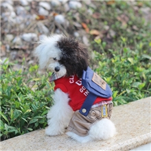 聚乐派背包四脚单层宠物四脚背包秋冬衣狗狗衣服批发