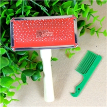 木梳小号带点型含配梳宠物梳狗梳子针梳不伤皮毛顺毛梳