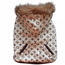 宠物小狗狗用品厂家直销宠物秋冬装衣服服装服饰批发LV棉衣
