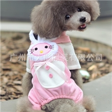 大量宠物服装批发/工厂特价供应粉可爱立体兔子服12元