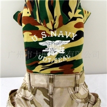 9元特价清仓宠物衣服迷彩小狗衣服宠物服装批发厂家迷彩四腿装