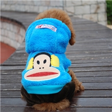 宠物衣服批发宠物秋冬棉衣大嘴猴爱音乐宠物四脚衣狗狗衣服