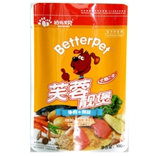 厂家直销拍拖宝贝狗罐头芙蓉靓宝牛肉加鲜蔬犬用角切