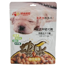 拍拖宝贝块乐幼犬狗粮粮400G奶汁肉饼24袋/箱厂家直销