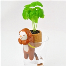 尾巴吸水,乐友新品动物尾巴吸水萌宠盆栽,可定制的礼品-罗勒猴