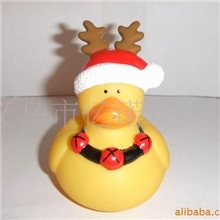 【优质】供应搪胶玩具搪胶鸭子浮水鸭子