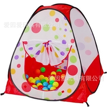 爱因爱优质红色圆点儿童帐篷厂家直销全网销量第一