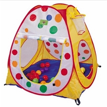 爱因爱波点儿童帐篷送投篮配地丁全网销量第一