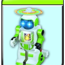 【免费寄样+包邮限拍1件】太空机器人舞蹈灯光音乐万向机器人