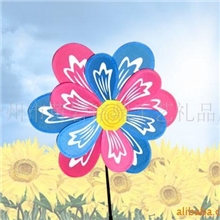 供应彩色风车塑料风车七彩风车广告风车