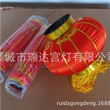 灯笼高档八美缎铁口精品大红灯笼春节灯笼结婚灯笼装饰灯笼