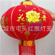 灯笼植绒灯笼新款植绒灯笼批发灯笼可定做图案