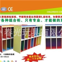 《专业品质》幼儿园用品&游艺设施&各种组合柜、十四格书包柜
