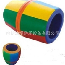 感统教具感觉统合器材彩色大滚桶大滚筒