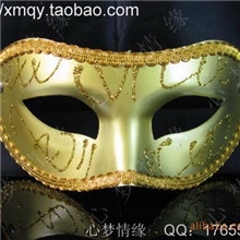 批发面具舞会面具半脸面具彩绘面具平头卡丹面具