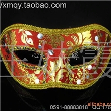 批发面具舞会面具半脸面具彩绘面具平头包布面具