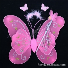 批发表演道具表演翅膀双层蝴蝶翅膀