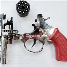 888玩具两用枪，可配火药左轮和子弹左轮同时用Shotgun小玩具
