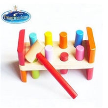 正品美国TRU玩具反斗城木制打桩台敲打台玩具