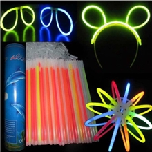 一次性荧光棒荧光棒荧光手镯带转接头配接头DIY荧光棒