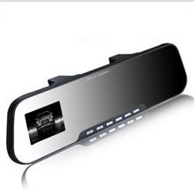 后视镜车载行驶记录仪批发高清红外夜视行车记录仪工厂行车记录器