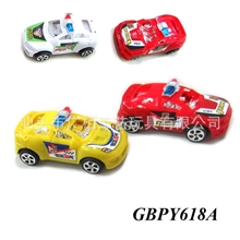 车模型玩具现货厂家直销仿真环保回力电镀座赛车仔多款多色批