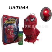 万向蜘蛛侠吹泡泡灯笼电动万向灯光音乐蜘蛛侠泡泡机
