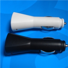 厂家直销汽车火箭型手机车载充电器I4弹簧线车充