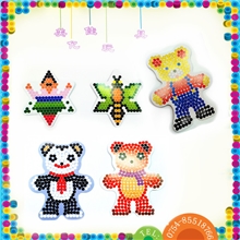 伙拼魔力豆魔法豆环保拼拼豆豆欧洲品质最新可爱示范图案卡片