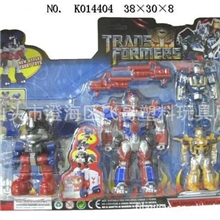 K014404擎天柱机器人套装带灯光机器人玩具变形金刚机器人