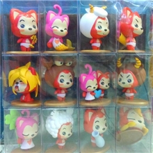 动漫周边批发12星座阿狸透明盒装12款摆件手办