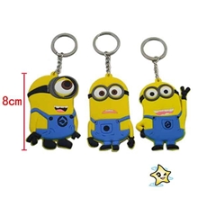 卑鄙的我神偷奶爸软胶钥匙扣（3款一套）