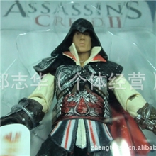 正版NECA刺客7寸可动人偶刺客信条2黑白两款手办模型