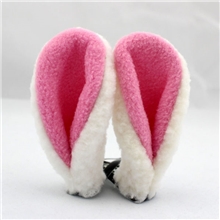 原创手工品牌玩具/关福来/疯果/时尚发卡/兔耳朵发卡毛绒玩具