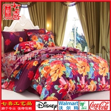 扬州工厂专业设计加工生产四件套印花卡通可爱纯棉居家